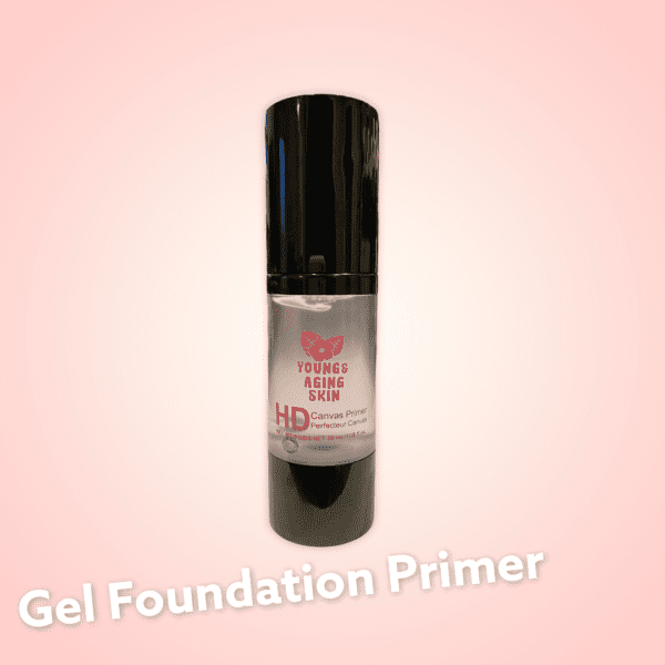 A container of gel foundation primer