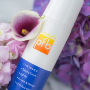 A post-waxing and shaving serum