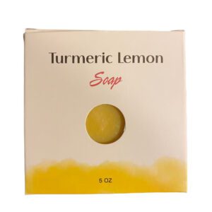 Turmeric and lemon soap box pack