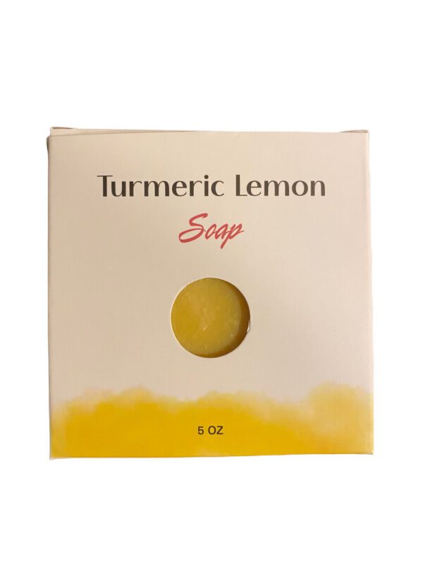 Turmeric and lemon soap box pack